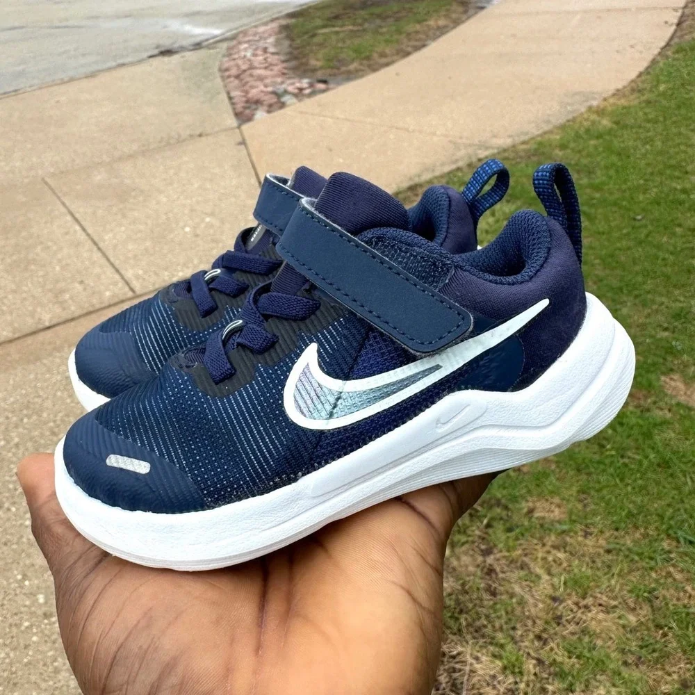 Nike Downshifter 12 Next Nature Toddler Sneakers Size 7 Midnight Navy Blue Shoes